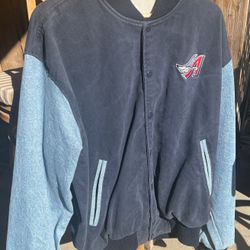 Vintage Angels Baseball Jacket