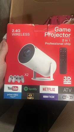 4K 3D Mini Projector with Bluetooth