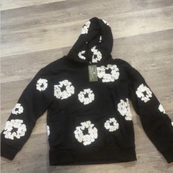Denim Tears Black And White Hoodie