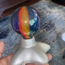 Lamp Base & Rainbow Bulb
