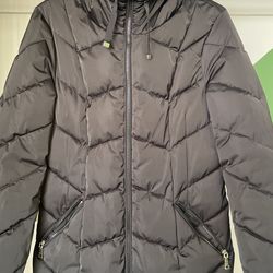 Tahari Coat Black S Impeccable 