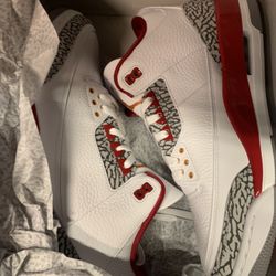 Jordan 3  Cardinals Size 13