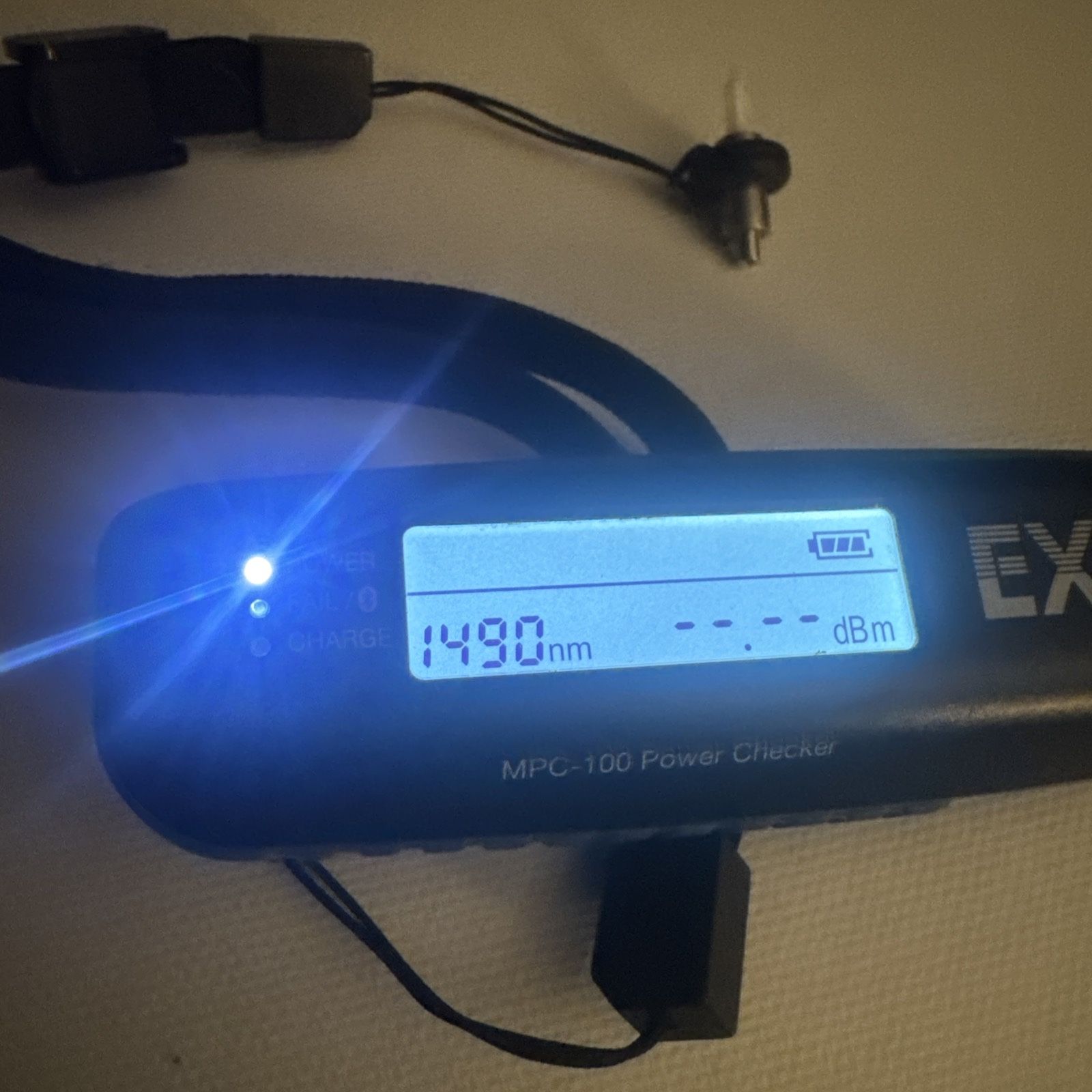 EXFO MPC-103X Bluetooth High Power Optical Power Checker/Meter (w/ Adapter Kit)