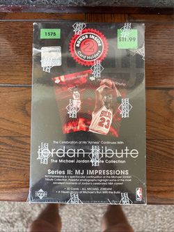 Micheal Jordan Factory Sealed 1997 Upper Deck Jordan Tribute Series 2