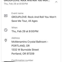 Grouplove at Crystal Ballroom