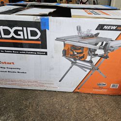 Ridgid 10 In Table Saw With Stand Like New $250 Price Is Firm/ Seminueva Precio Firme $250