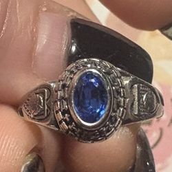 Class Ring Sterling Silver