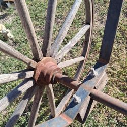 Antique Wagon Wheels 