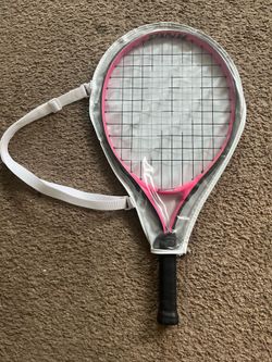 Prince pink tennis racket