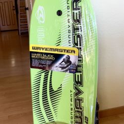 42 inch Body Board Ultimate Wavemaster Pro Bodyboard, Super EPS Core with Pro Quality Wrist Leash