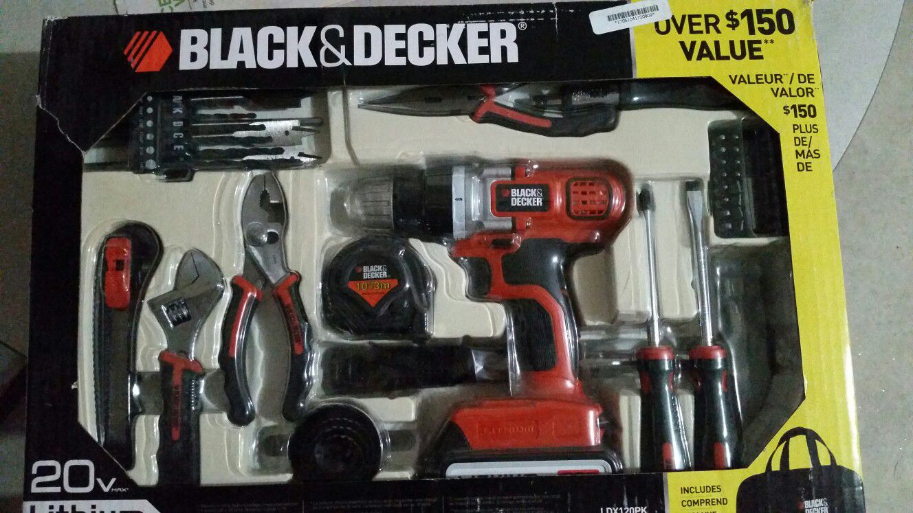 Black & Decker complete tool set