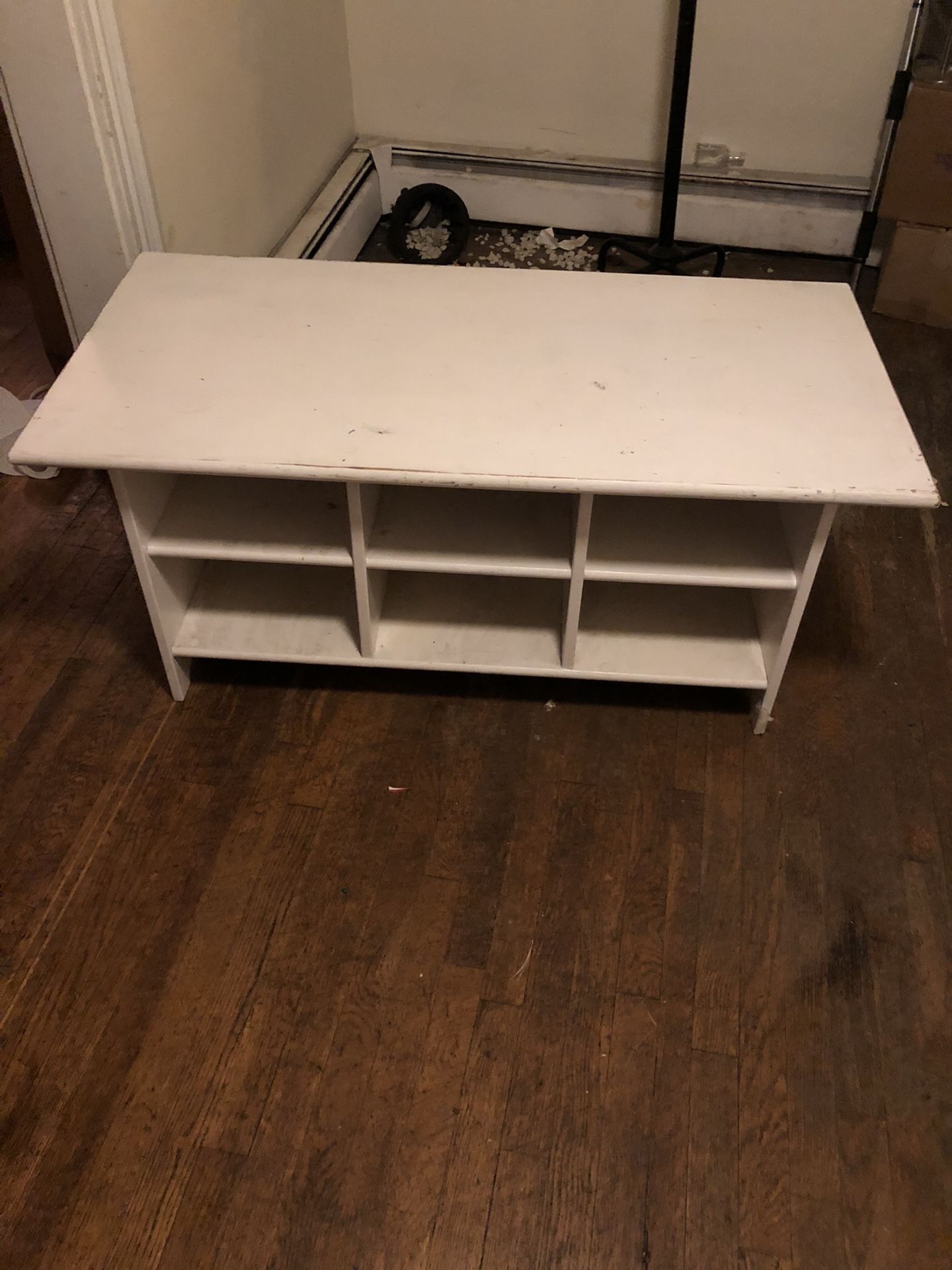 Coffee Table with Storage Shelves