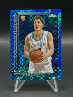 2025-26 Topps Chrome Blue X-Fractor #254 Kon Knueppel RC