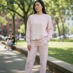 Alo Yoga Set In Color Blush 