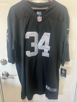 Bo Jackson #34 Raiders Black Jersey New Size XXL