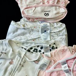6 baby girl Sleepsack swaddles all for $8
