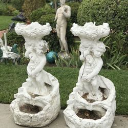 Antique Garden Statue Water Fountain (Price Is Each/Monrovia)