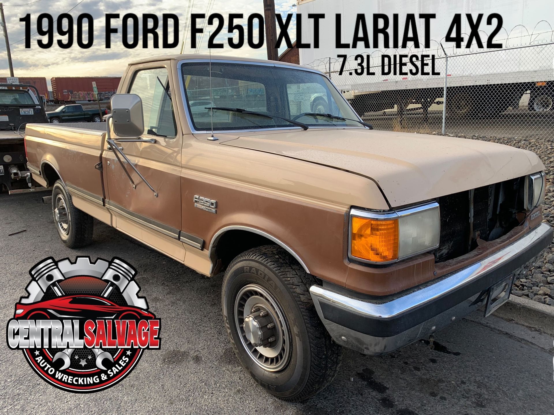 1990 Ford F250 XLT 7.3L Diesel 4X2 Partout For Parts Only