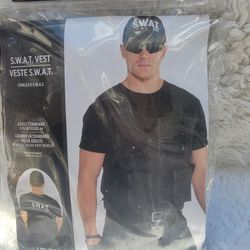 Brand New S.W.A.T. vest costume for adults fits up to size 44 (3 available)