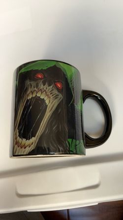 Horror Skull Grim Reaper Ceramic Coffee Mug