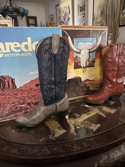 2 Pairs Of Cowboy Boots