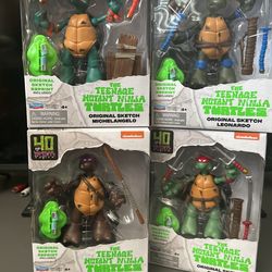 40th Anniversary Original Sketch Ninja Turtles