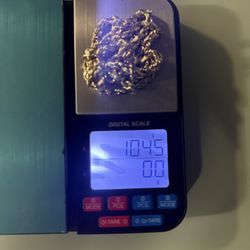 14K Rope Chain & Pendant 