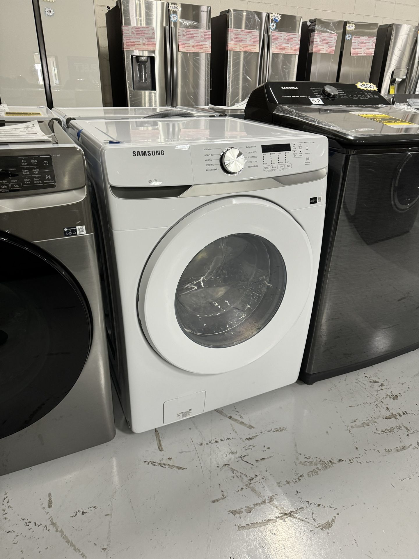 Brand New Washer White Smart Stackable 1 Year Warranty