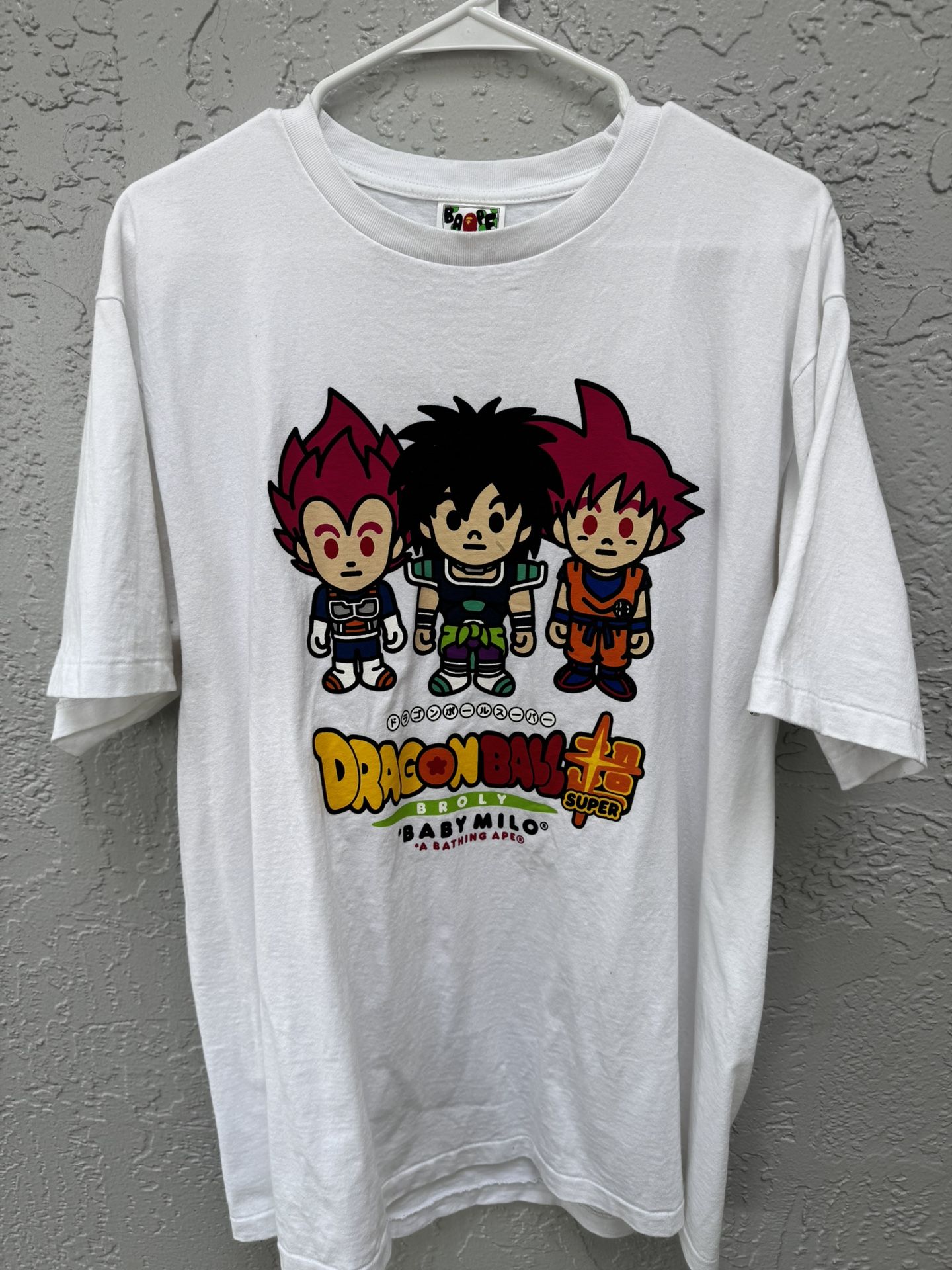 Bape X DBS Broly Tee Sz XL