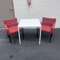 Dining table with 2 arm chairs / Ikea / Delivery Available**