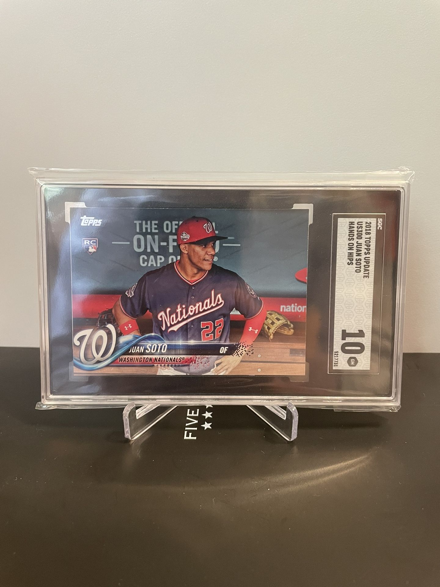 Juan Soto Rookie SP Gem Mint SGC 10 Baseball Card