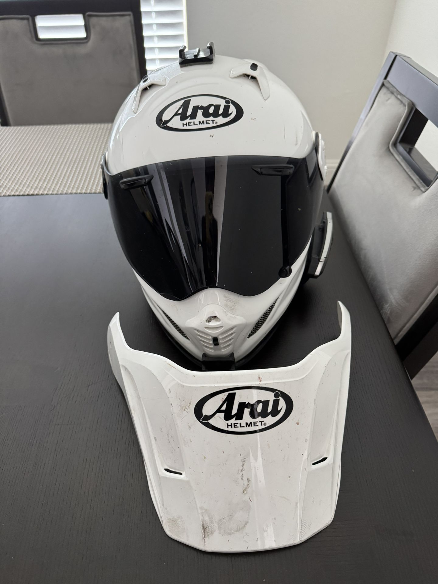 Arai XD4 Helmet With sena Connected- Size Medium