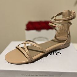 Tan/nude Strappy Sandals 