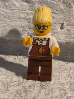 Lego Barista Town/ City Mini Figure Twn249
