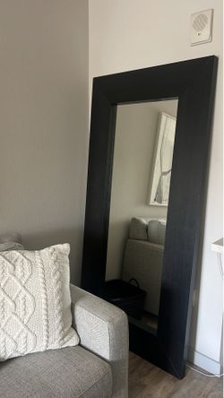 IKEA Wood Floor Mirror