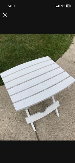 Plastic Folding Side Table 