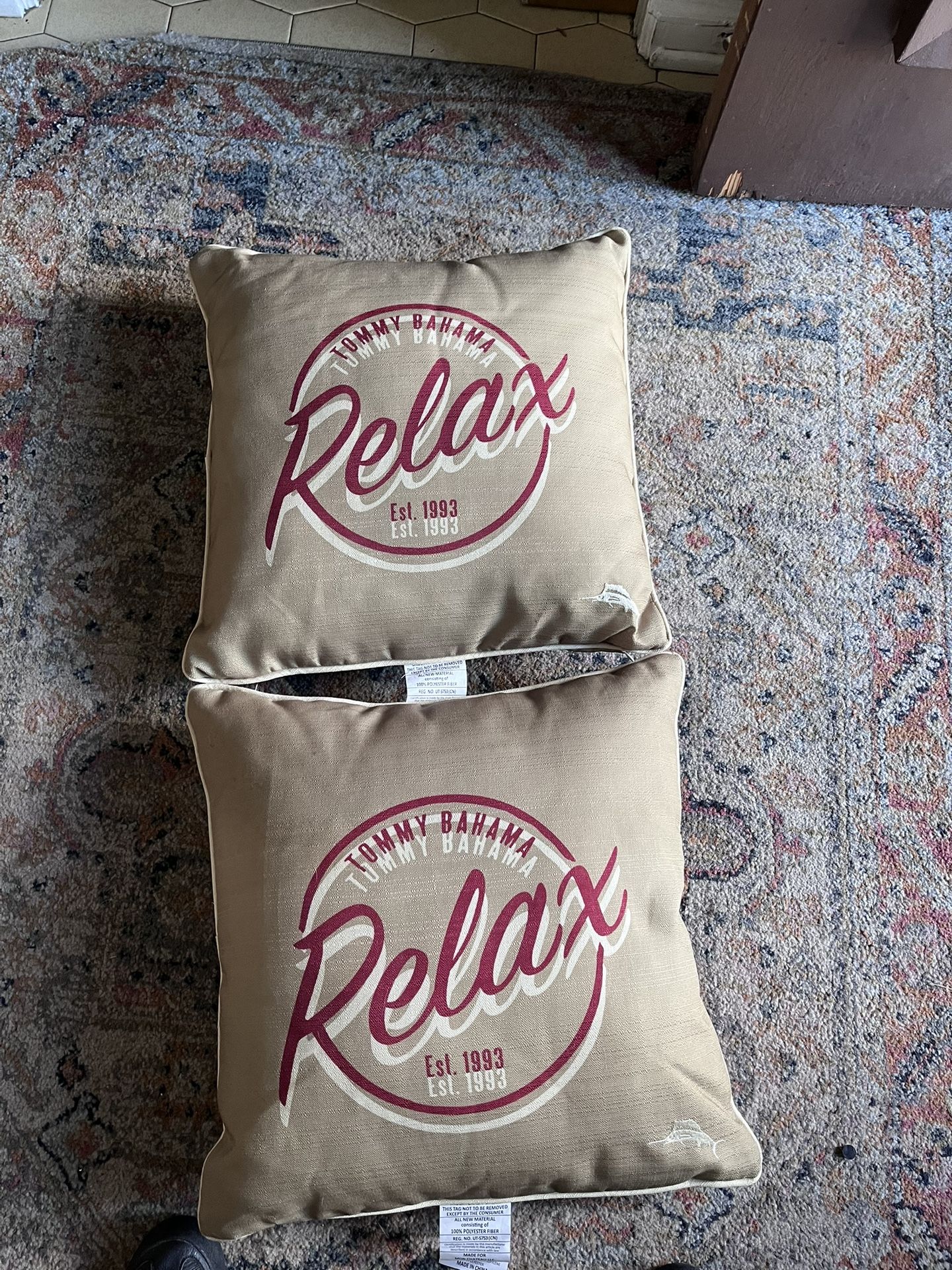 Timmy Bahama Pillows. NWT
