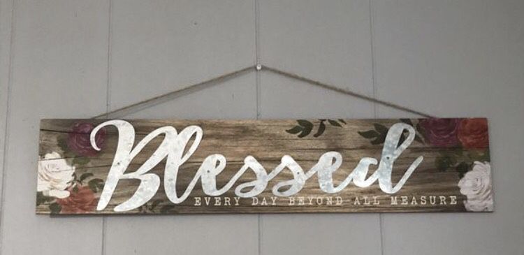 Blessed sign
