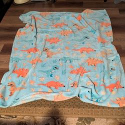 Very Soft Dinosaur Print Blanket