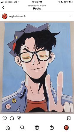 Jughead Jones Acrylic Painting
