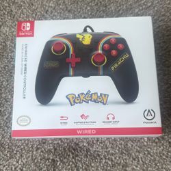 Nintendo Switch Wired Controller- Pokémon (New/in Box)