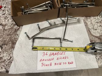Brushed Nickel Cabinet Handles