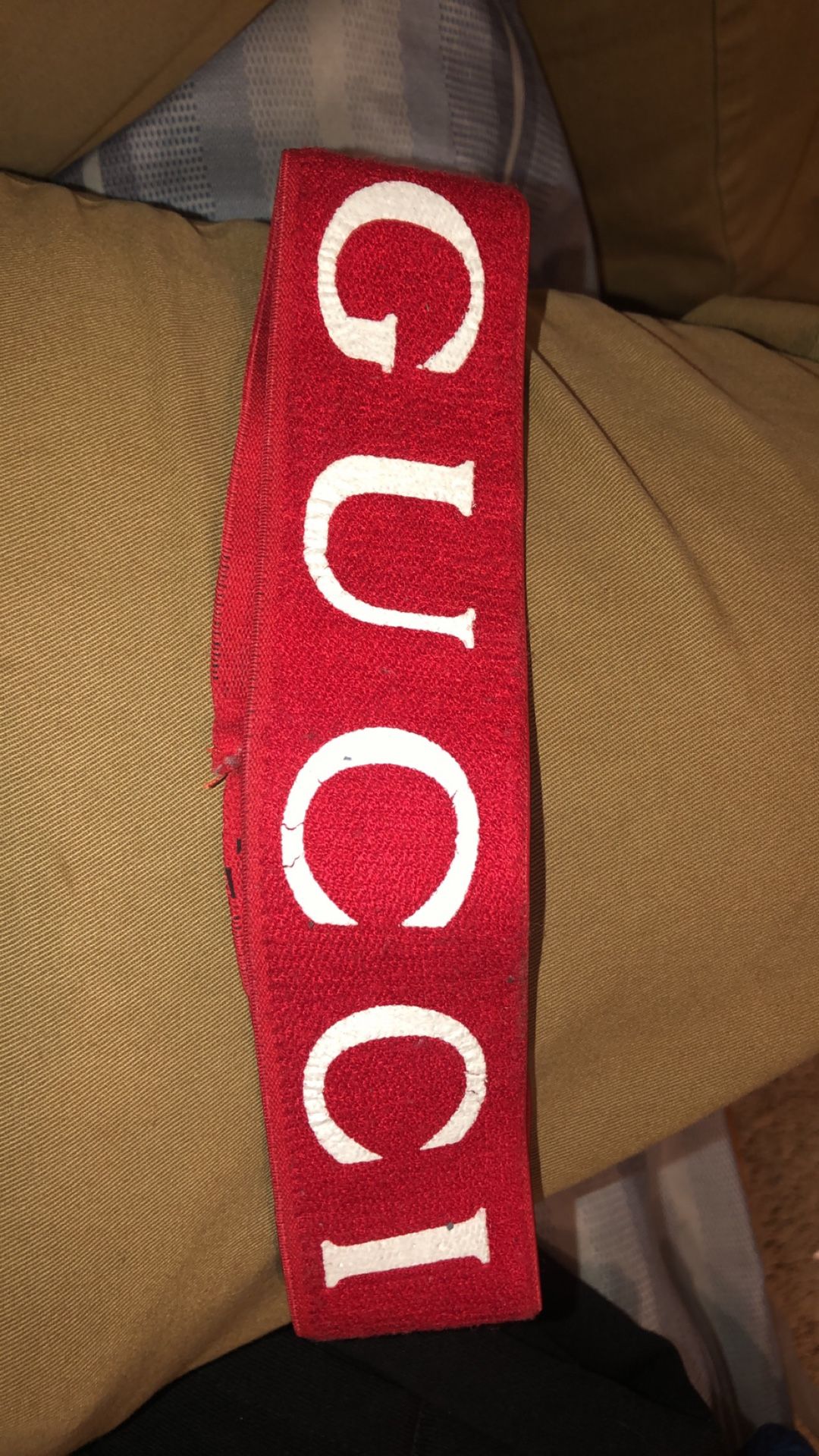 Red Gucci headband