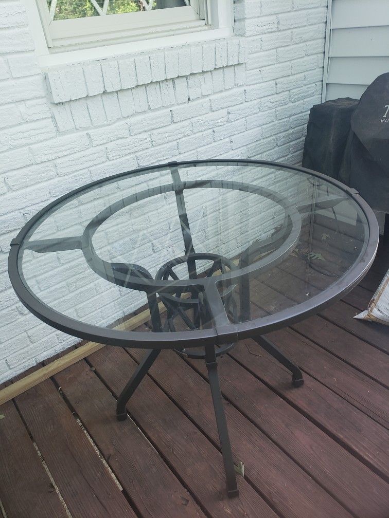 Brown Jordan Venetian 36" Round Outdoor Patio Dining  Table 