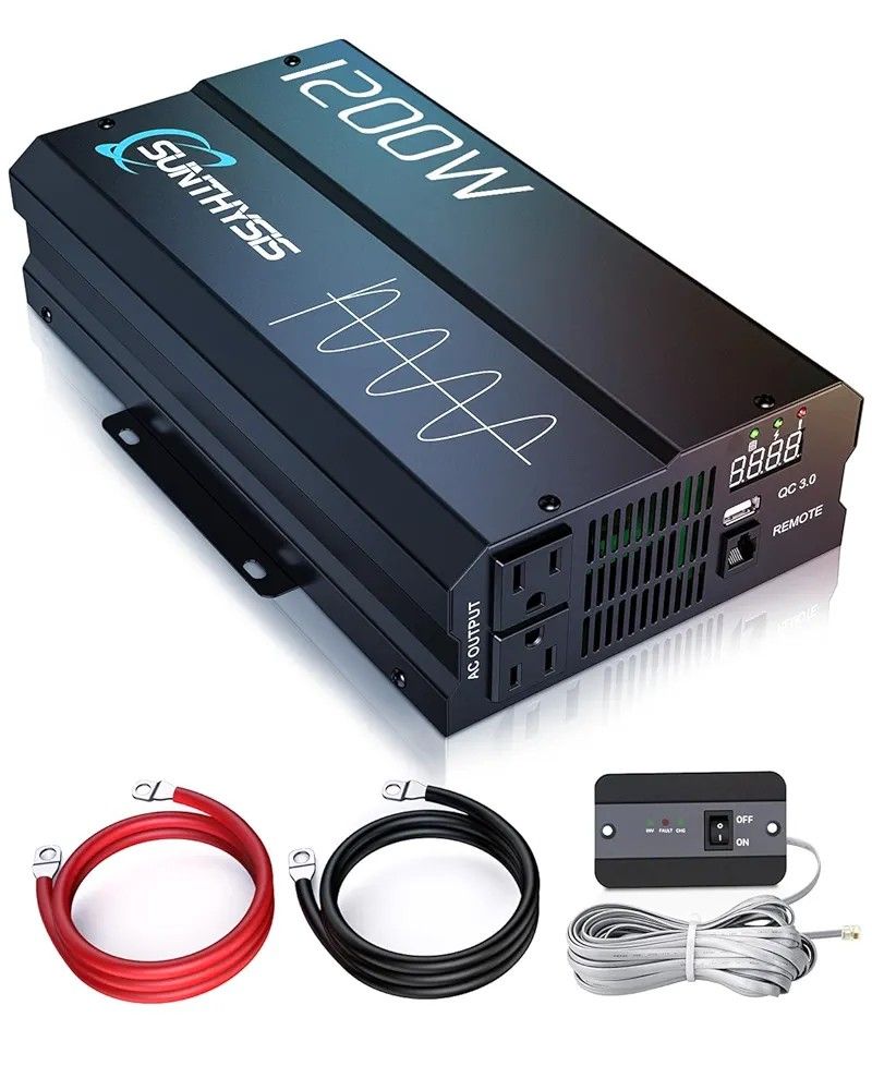 1200 Watt Inverter Pure Sine 12v