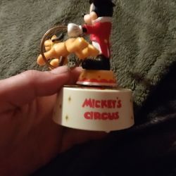 "Mickey's Circus" music box by Schmid. 

