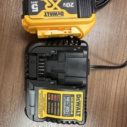 Dewalt 20v Battery 5.0 With Charger 