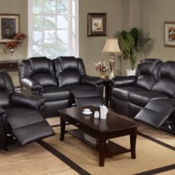 Sofa, Love Seat & Chair