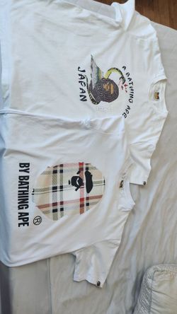 Bape shirts size large