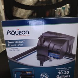 Aqueon Smart Clean Power Filter 10 To 20 Gallon For Aquarium 
